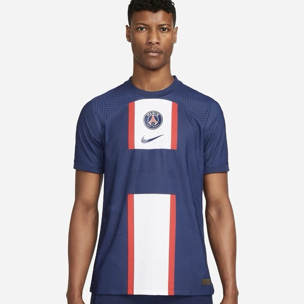 Nike Dri-FIT ADV PSG 22/23 Blue Match Home Soccer Jersey, Men's Size Medium NWT